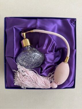 Edinburgh Crystal Refillable Parfume Bottle NIB